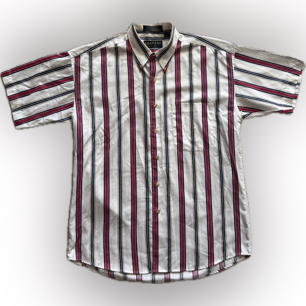 Loafers Reed St James Men's Striped Shirt Size Large